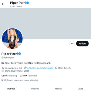 Piper Perri Twitter, Top Premium Porn Sites