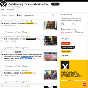 ExposedToStrangers, Top Premium Porn Sites