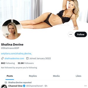 Shalina Devine Twitter, Top Premium Porn Sites