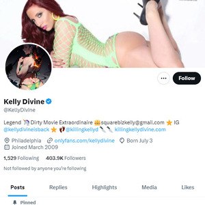 Kelly Divine Twitter, Top Premium Porn Sites