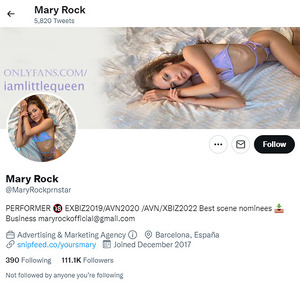 Mary Rock, Top Premium Porn Sites