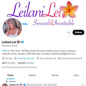 Leilani Lei Twitter, Top Premium Porn Sites