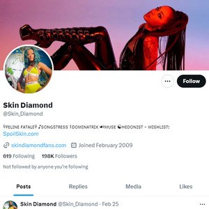 Skin Diamond Twitter, Top Premium Porn Sites