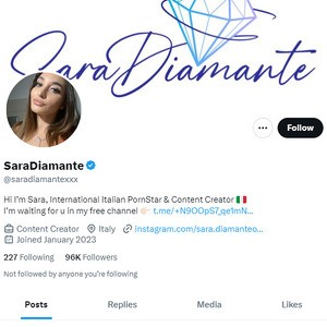 Sara Diamante Twitter, Top Premium Porn Sites