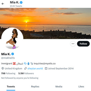 Mia Khalifa Twitter, Top Premium Porn Sites