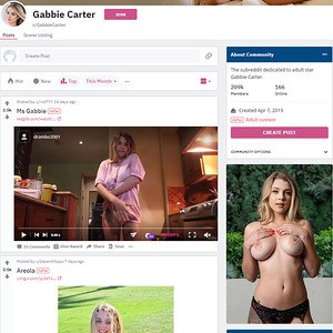 Gabbie Carter, Top Premium Porn Sites