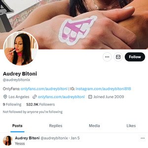 Audrey Bitoni Twitter, Top Premium Porn Sites