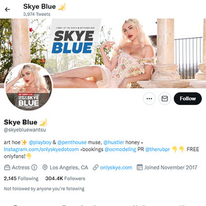 Skye Blue, Top Premium Porn Sites