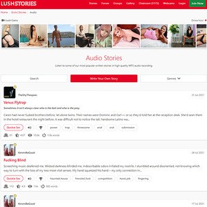 Lush Stories Audio, Top Premium Porn Sites