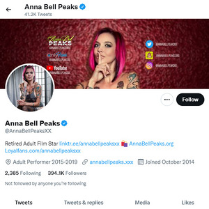 Anna Bell Peaks, Top Premium Porn Sites