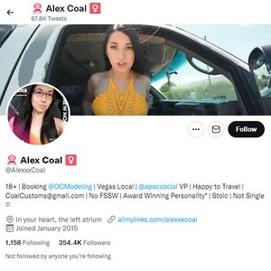 Alex Coal, Top Premium Porn Sites