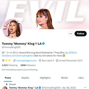 Tommy King Twitter, Top Premium Porn Sites