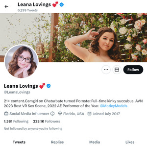 Leana Lovings Twitter, Top Premium Porn Sites