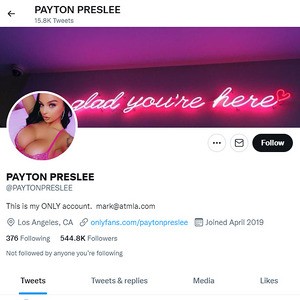 Payton Preslee, Top Premium Porn Sites