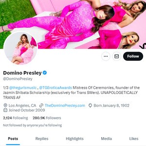 Domino Presley Twitter (TS), Top Premium Porn Sites