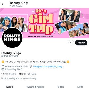 Reality Kings Twitter, Top Premium Porn Sites