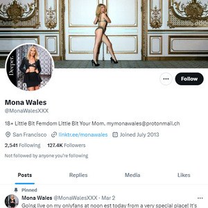 Mona Wales Twitter, Top Premium Porn Sites